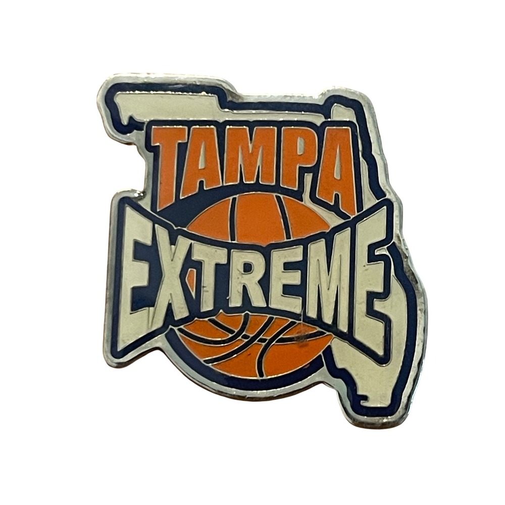00073 – Tampa Extreme Basketball Pin – Florida Sports Collectible Lapel‎ Brooch